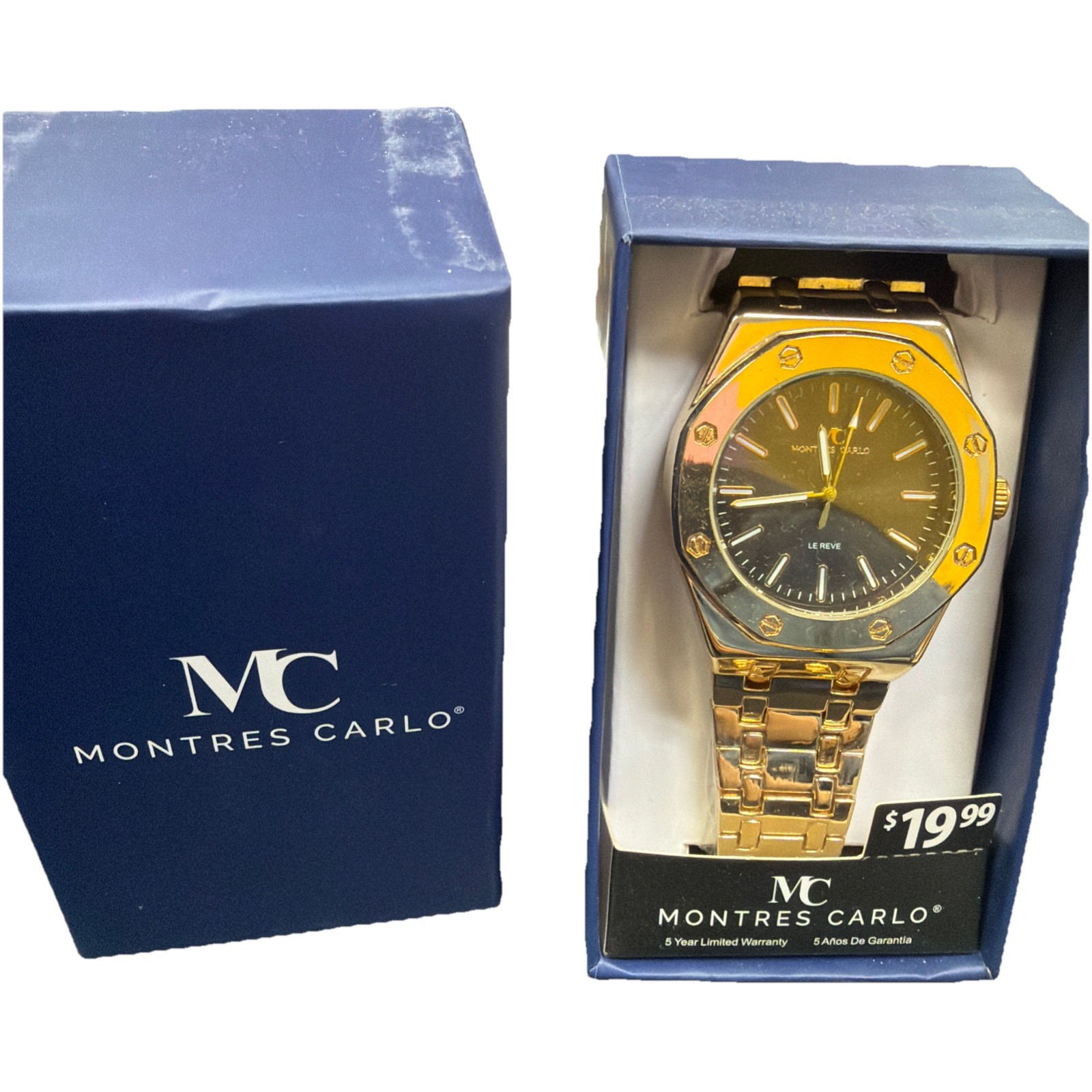 Montres Carlo Men’s Gold Watch Sku52201