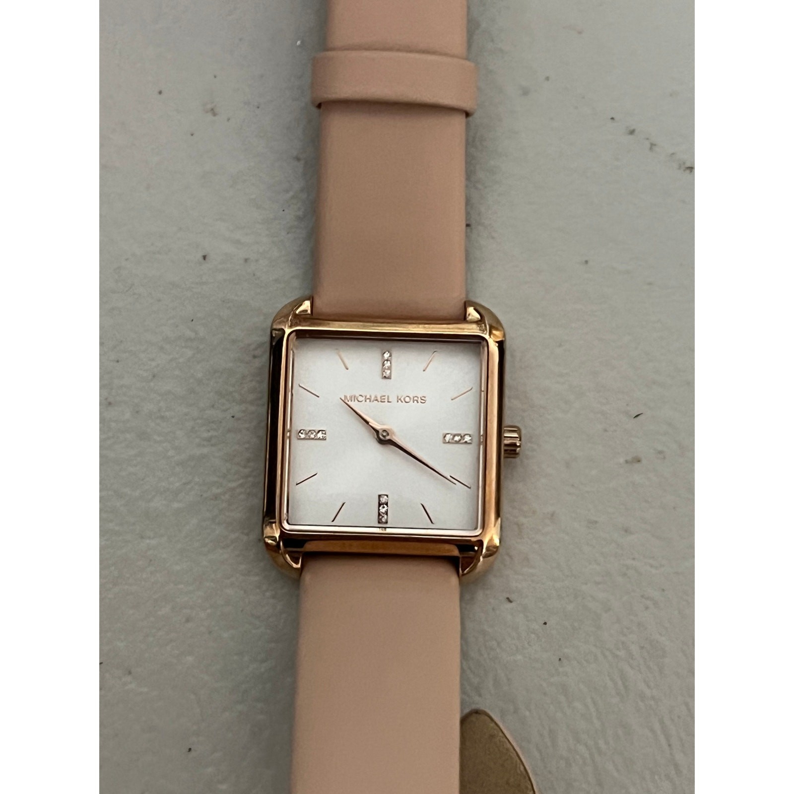 Michael Kors MK2826 Drew Blush Pink Leather Double Wrap Rose Gold Watch
