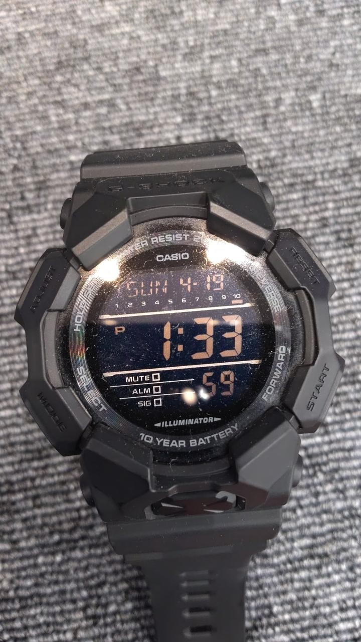 CASIO GD-010-1A1JF G-SHOCK Wristwatch Works Men 1473