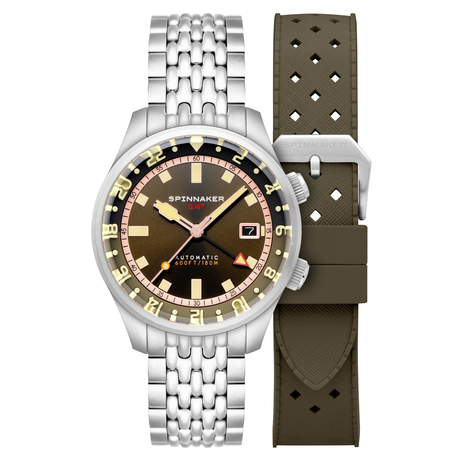Spinnaker Bradner Stainless Steel 42mm Japanese Automatic Wristwatch SP-5121-22