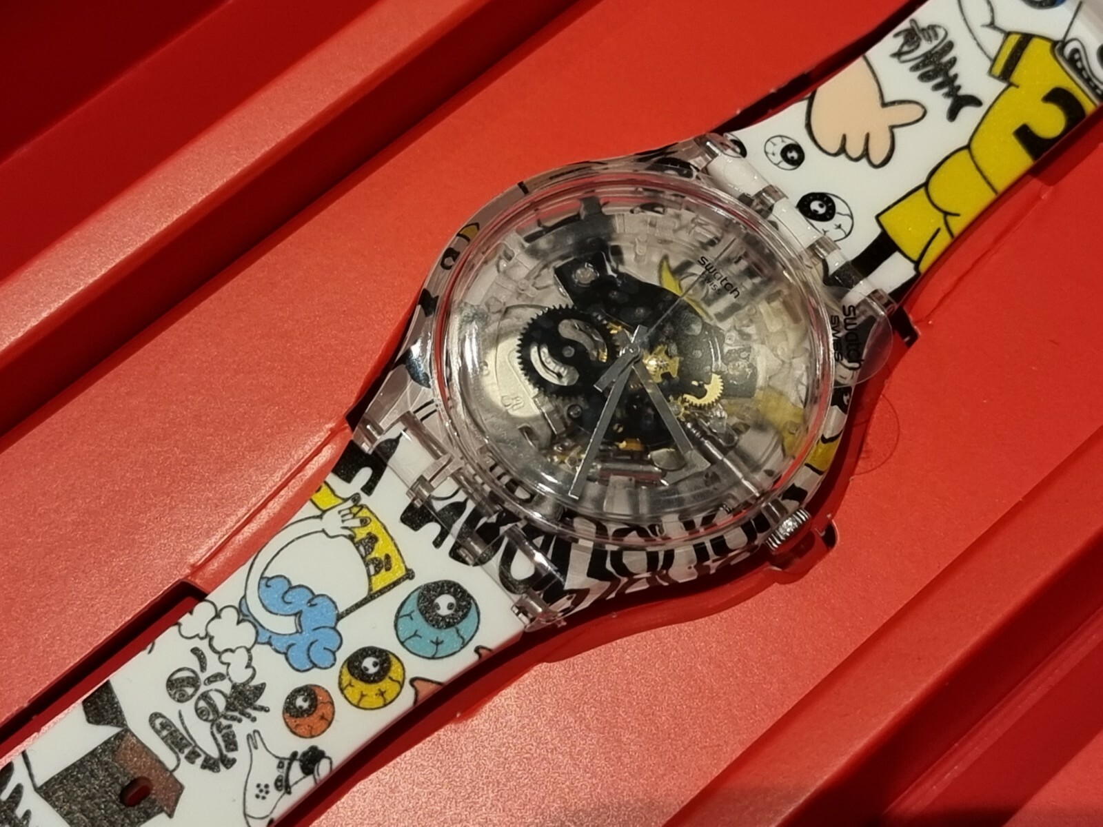 RARE NEW SWATCH X YOU STREET STORIES WATCH SUOK136 MENS/LADIES/BOYS/GIRLS