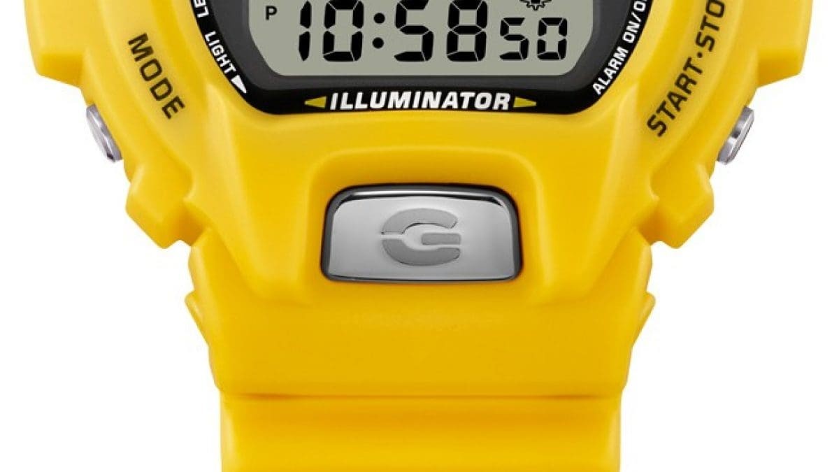 Casio G-Shock DW-6900TR-9 Yellow 6900 Series Digital Watch Japan Used