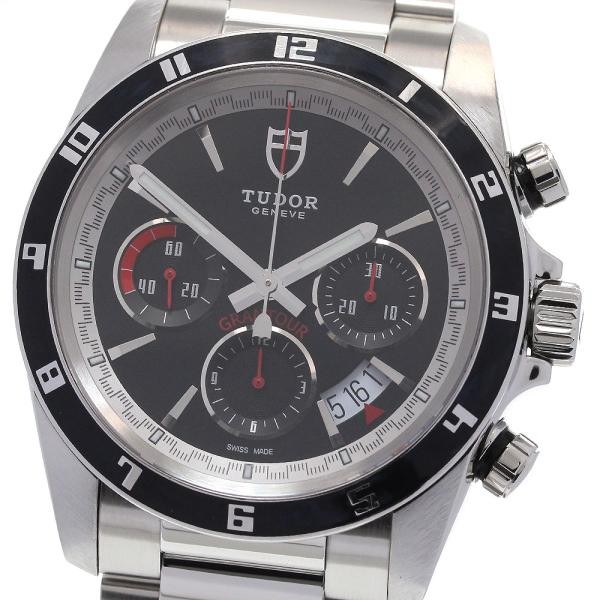 Tudor Heritage Chrono 20530N 42mm SS Black Dial Automatic Watch #C5931