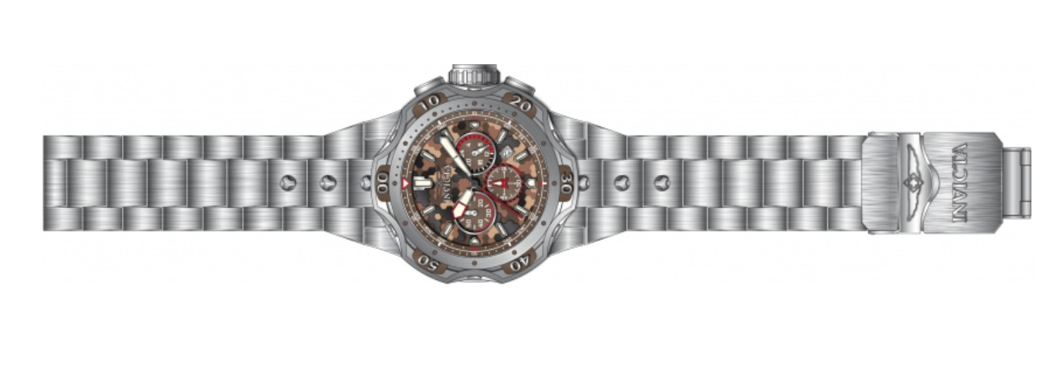 Invicta Venom Combat Men’s 52mm Desert Camo Quartz Chrono Watch 47757