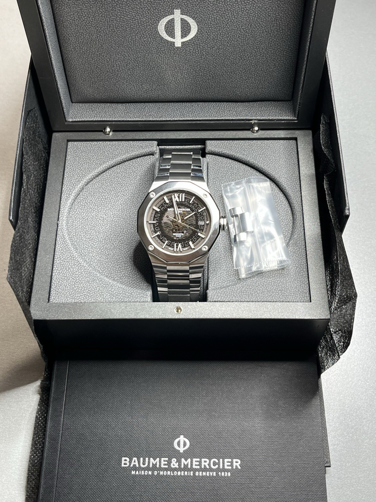 Baume & Mercier Riviera Baumatic 10702 5 Day Power Reserve ~Gorgeous & Minty