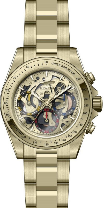 Invicta Men’s 50271 Speedway Quartz VD54 Gold Dial Watch