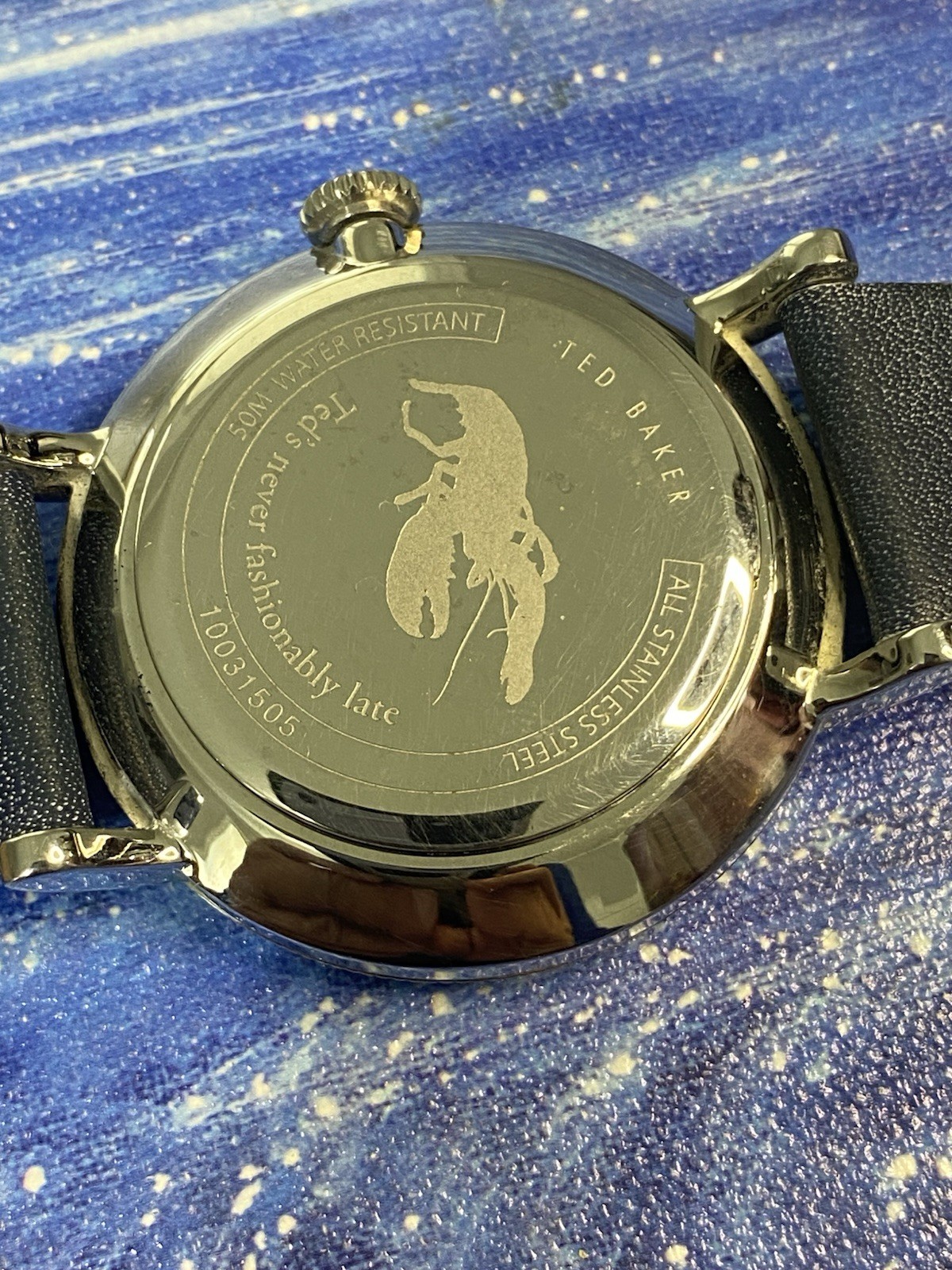 Ted Baker of London Foggy Grey DIAL w Combo Hands1003150 RUNS 100% -HEAD TURNER