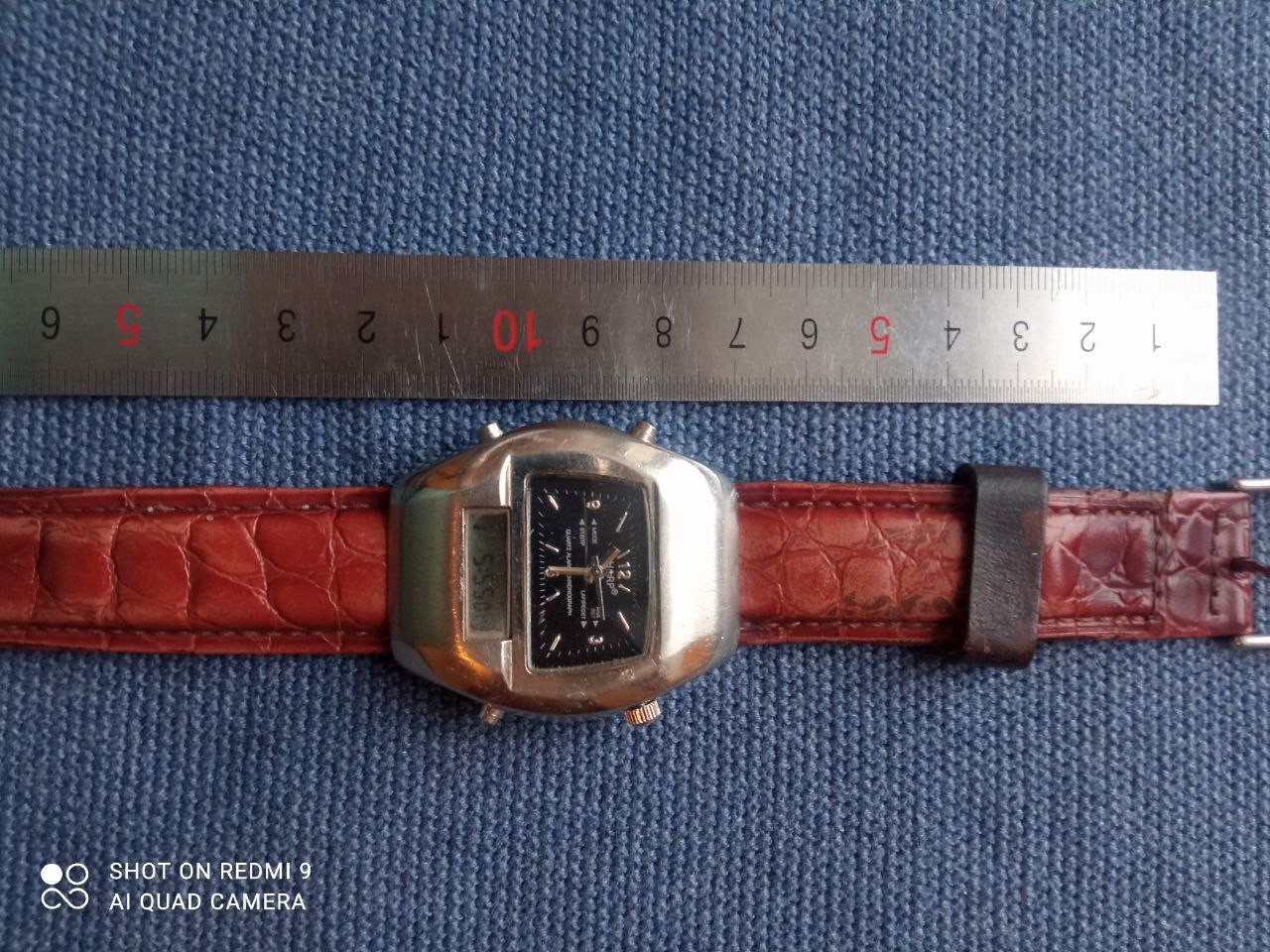 SHARP Analog Digital Chronograph Men’s Watch Japan