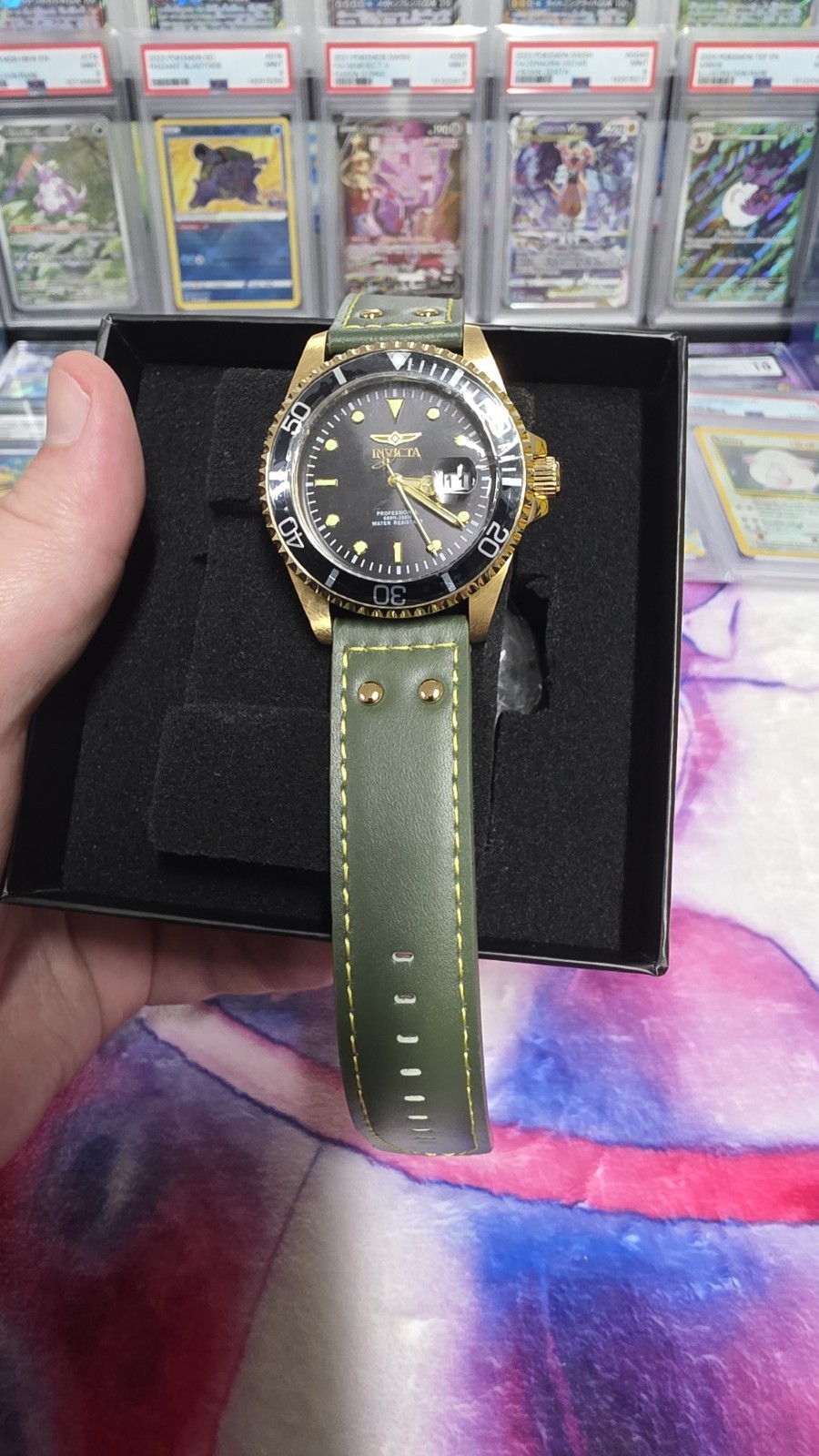 Invicta Pro Diver Men’s Watch – 43mm, Dark Green (22075)