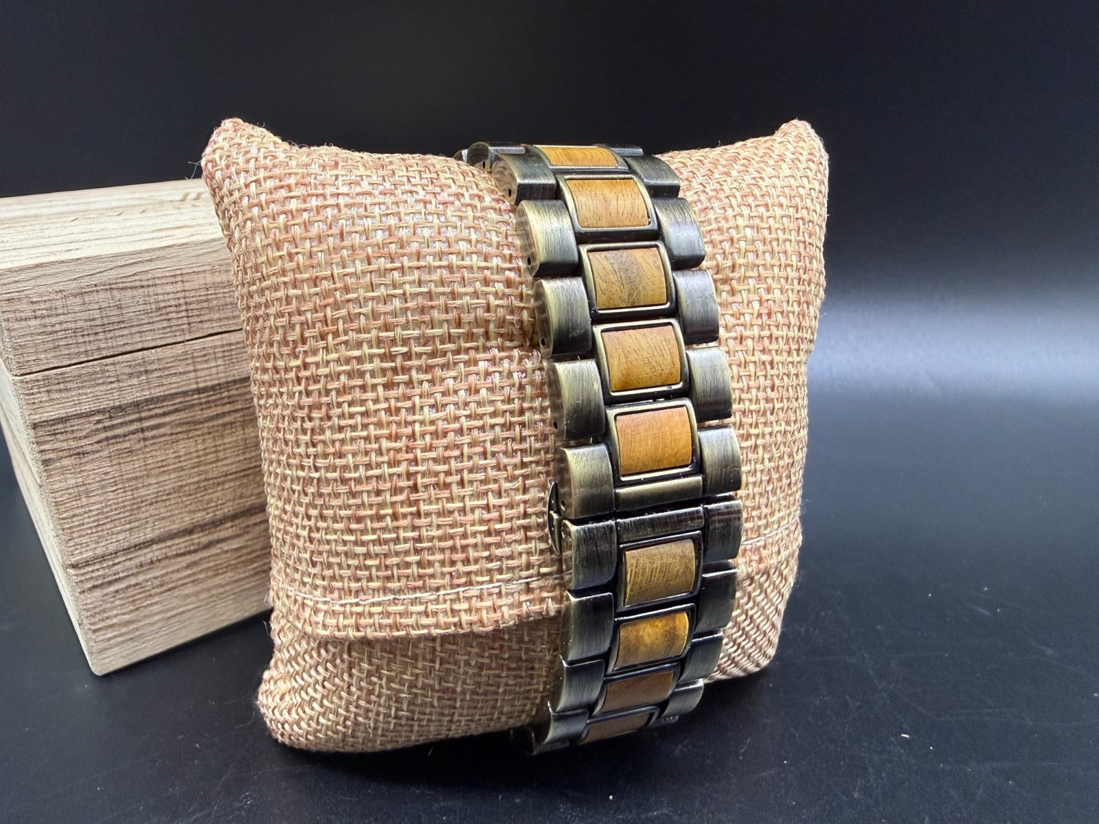 Avant Wood – Wood Men’s Watch – EXPLORER S – VINTAGE BRASS (44MM) – NEW