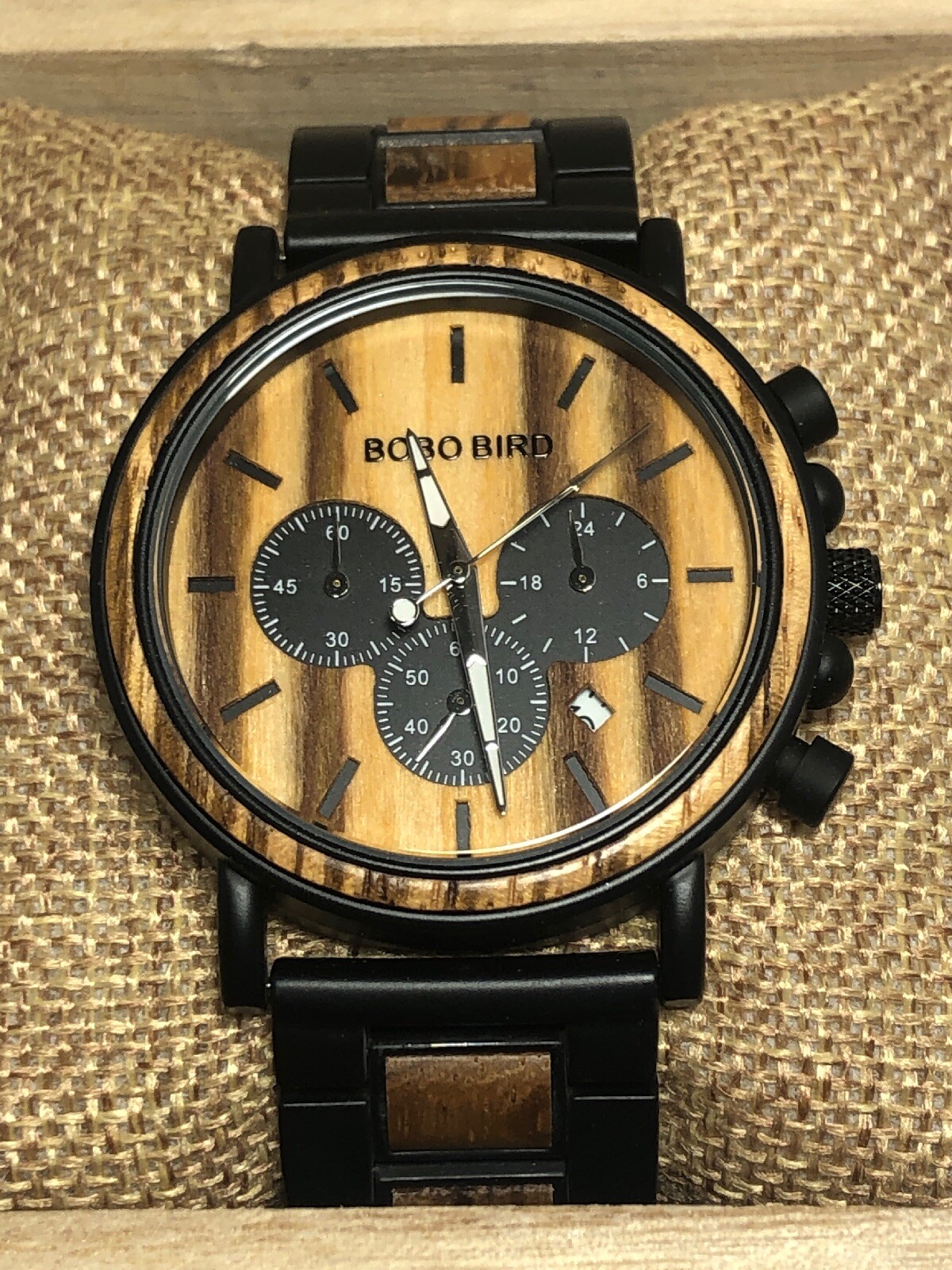 Bobo Bird Unisex Stainless Steel Analog Dial Quartz Genuine Wrist Watch BW108