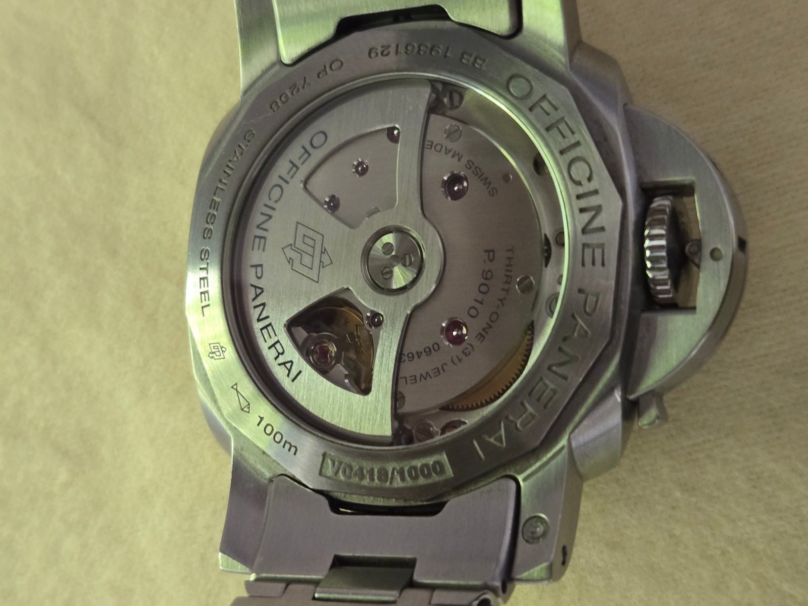 Pre-owned Panerai Luminor 1950 Automatic 42mm – Silver Dial – PAM00977 Good Cond