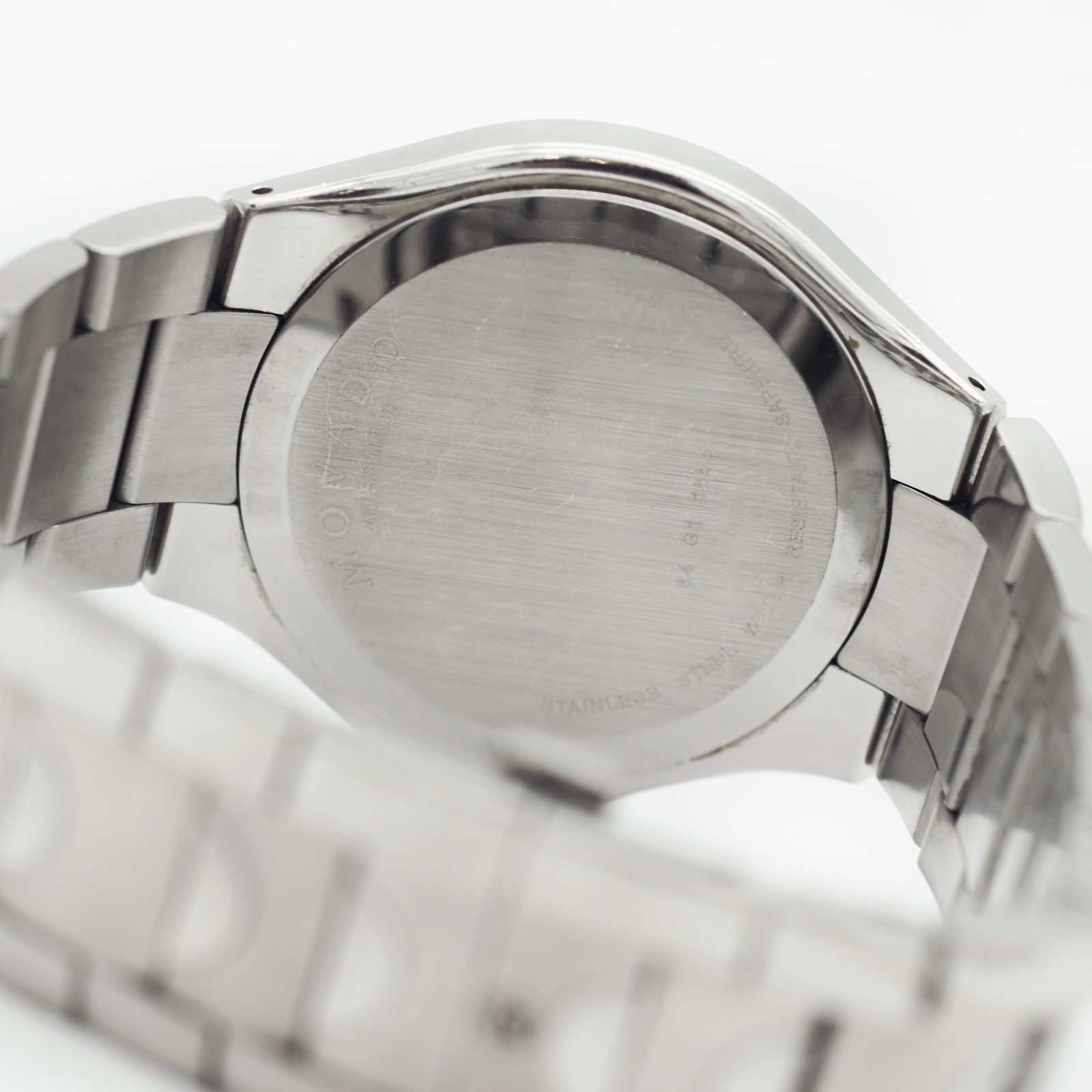 Movado Luno Blue Dial Steel Watch