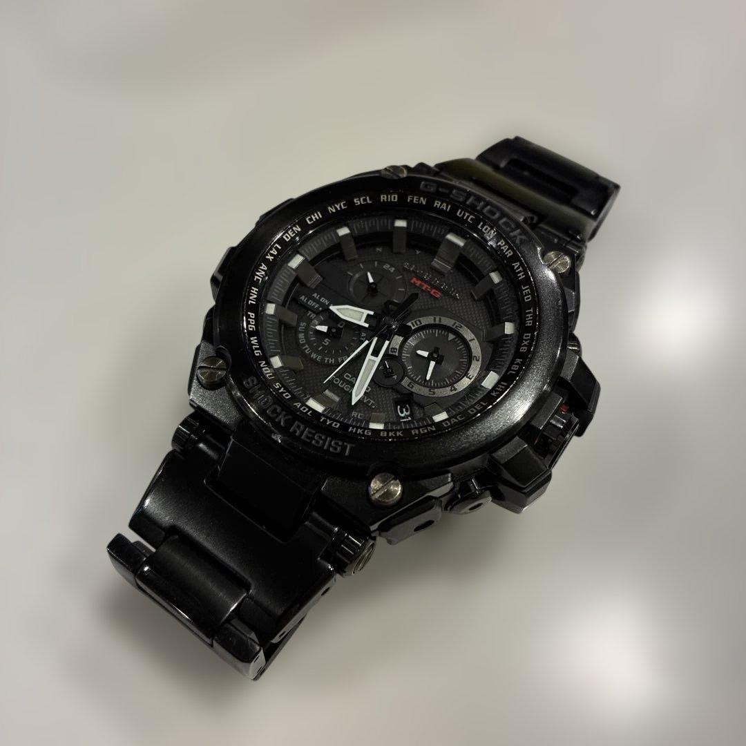 CASIO G-SHOCK MTGS1000BD-1A Black IP Metal Watch Used