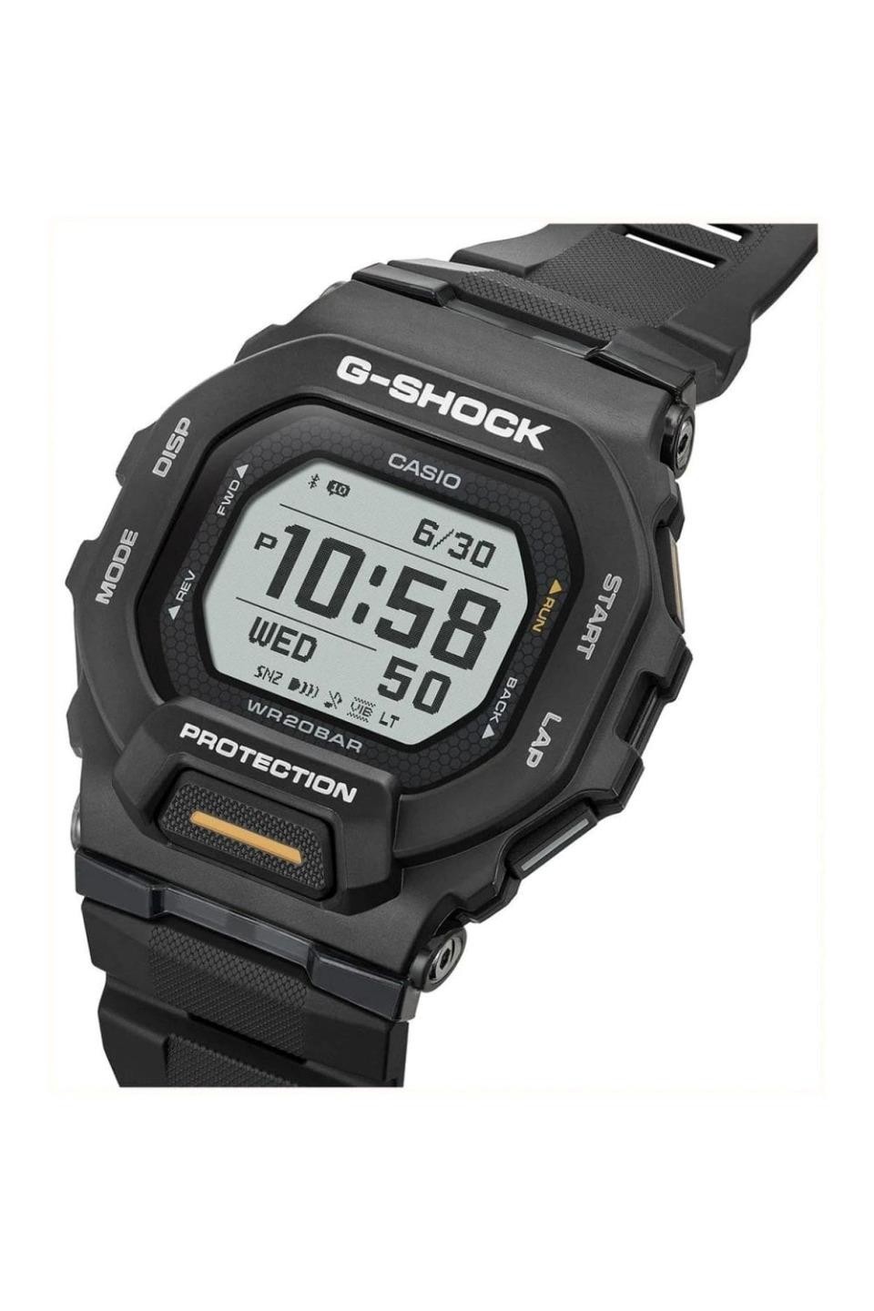 CASIO G-SHOCK GBD-200-1A1ER Bluetooth MIP LCD Display 200m W/R 2 Year Warranty