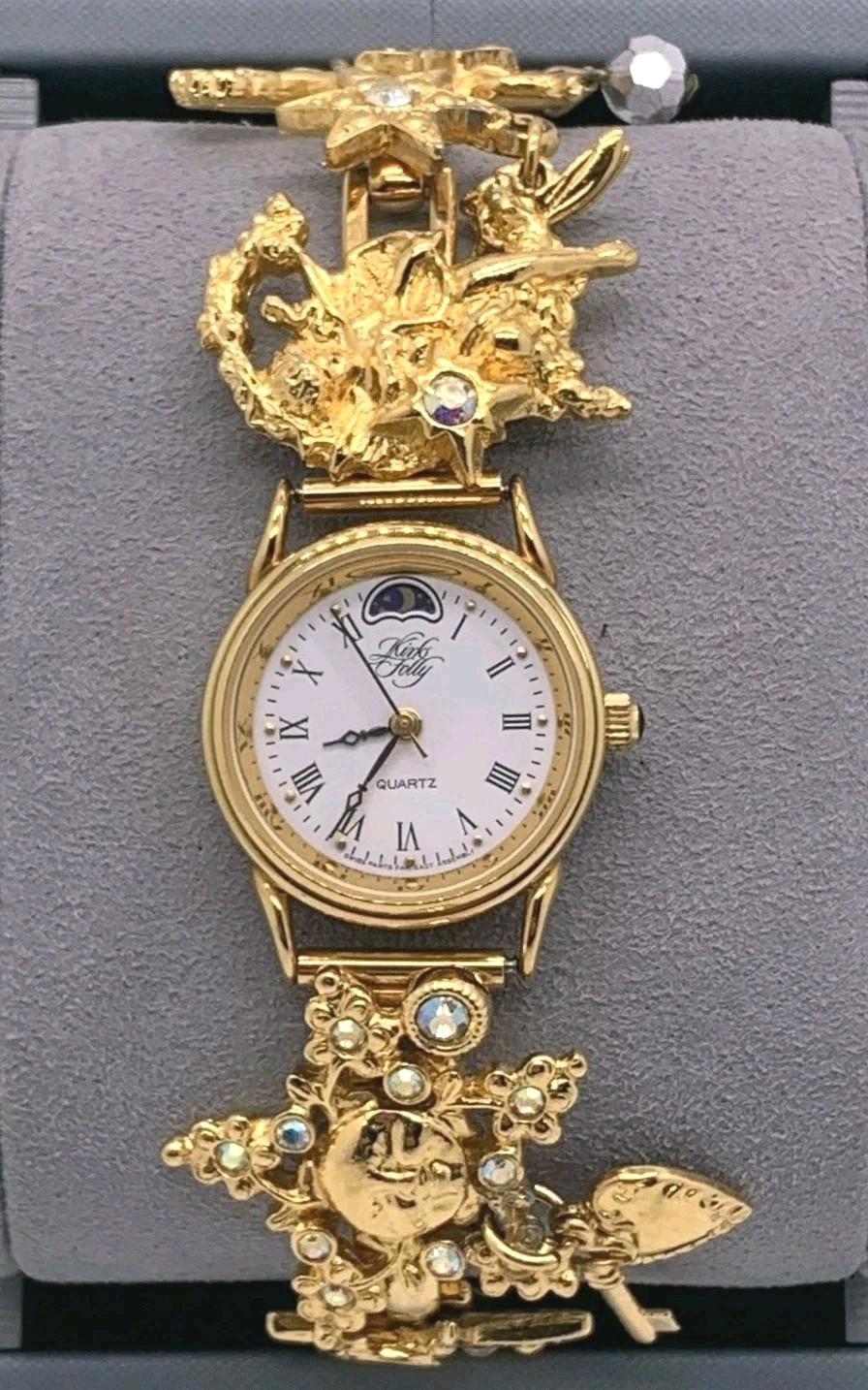 Kirks Folly Celestial Charm Bracelet Watch