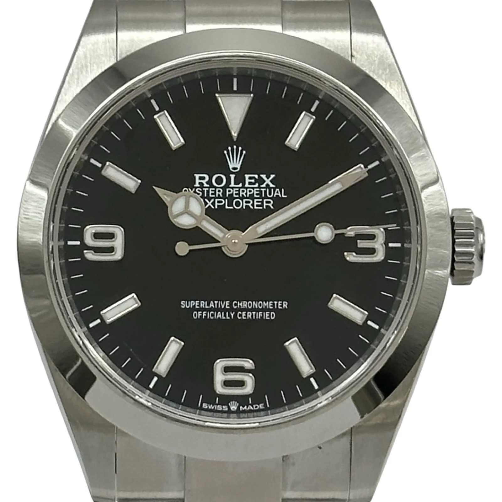 ROLEX 40 224270 40mm Stainless Steel Black Dial Automatic Watch OKW1830