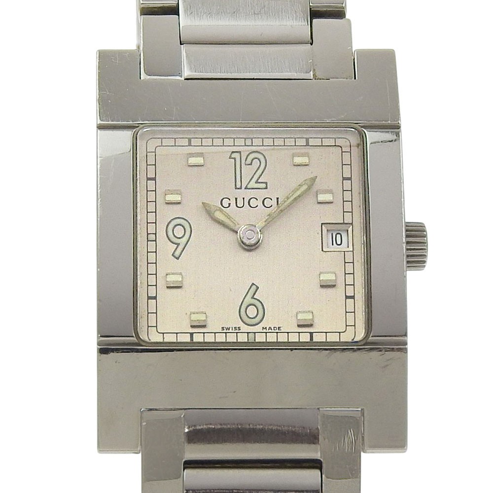 GUCCI Watches 7700L SilverDial Stainless Steel Quartz Analog display Women
