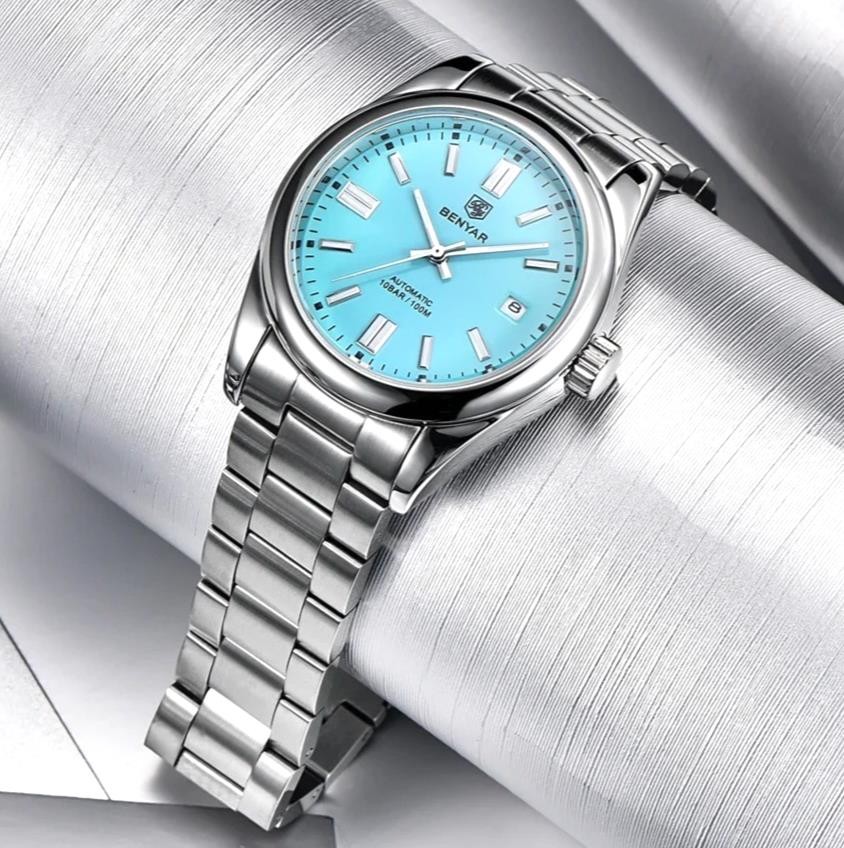 39MM BENYAR Luxury Automatic Diver Watch Men Stainless Waterproof Luminous NEW