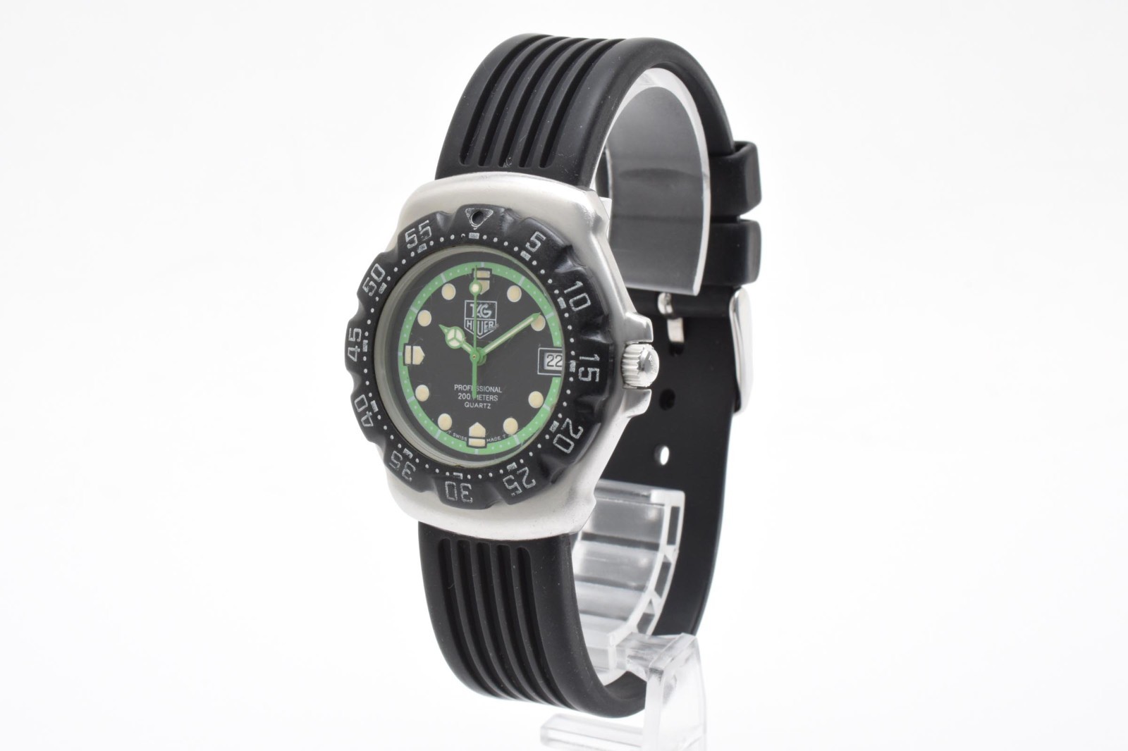 [ Exc+5 ] TAG Heuer Formula 1 Professional 375.513 200m Black Green Men’s Quartz