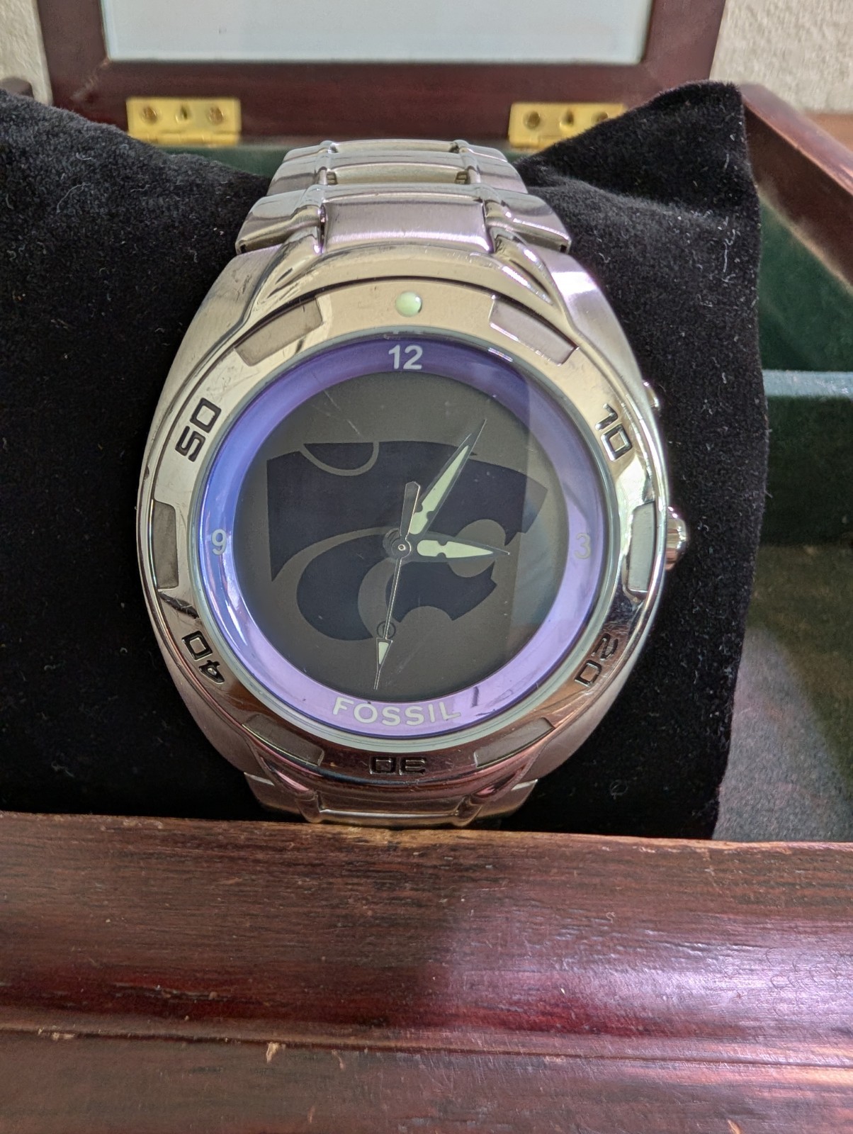 Fossil Big Tic K-State Wildcats | Animated Digital Logo Watch