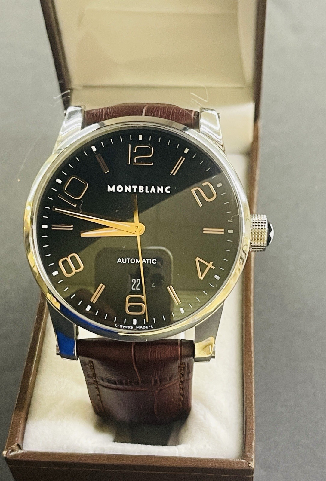 MontBlanc TimeWalker Black Dial Automatic Men’s Watch 110337, 42mm