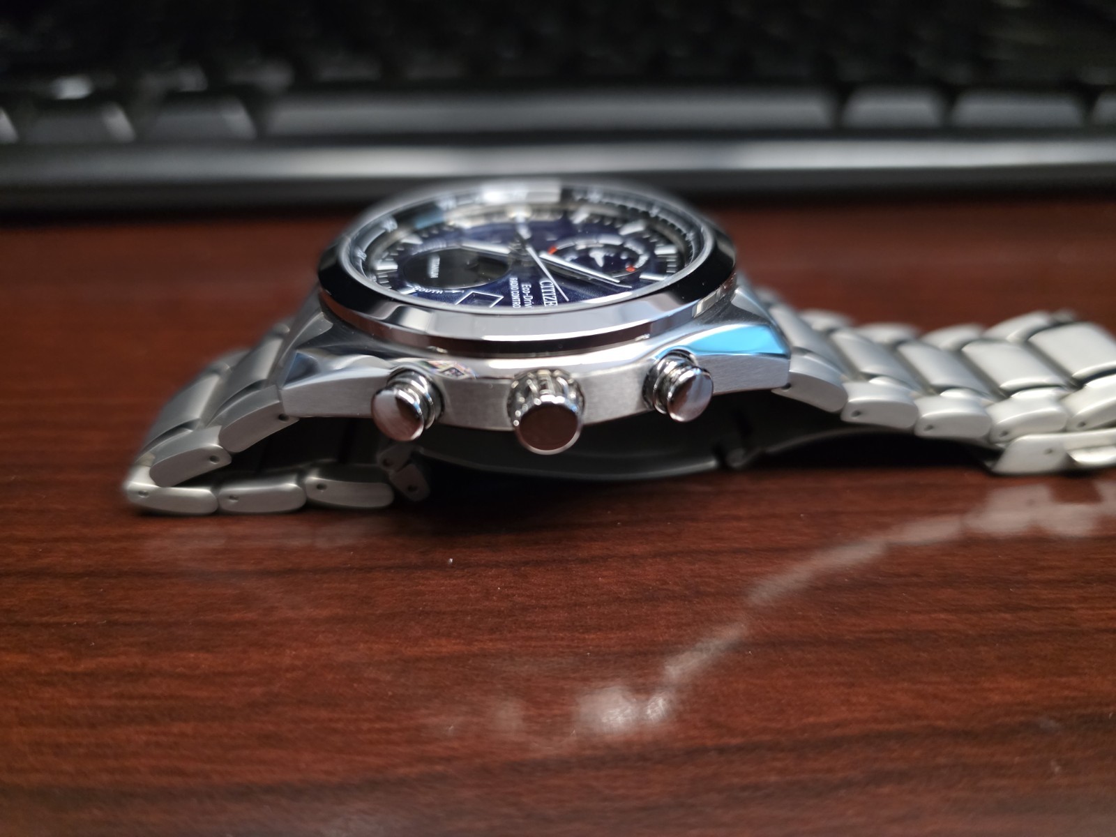 Citizen Tsuki-Yomi A-T BY1010-57L Titanium Perpetual Calendar Moon Phase