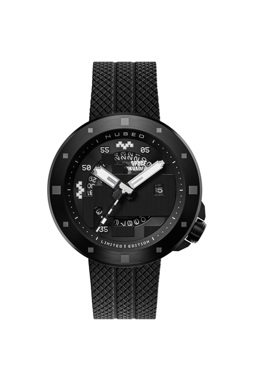 Cassini Automatic Space Invaders Limited Edition Black / Black | Black Dial Wris