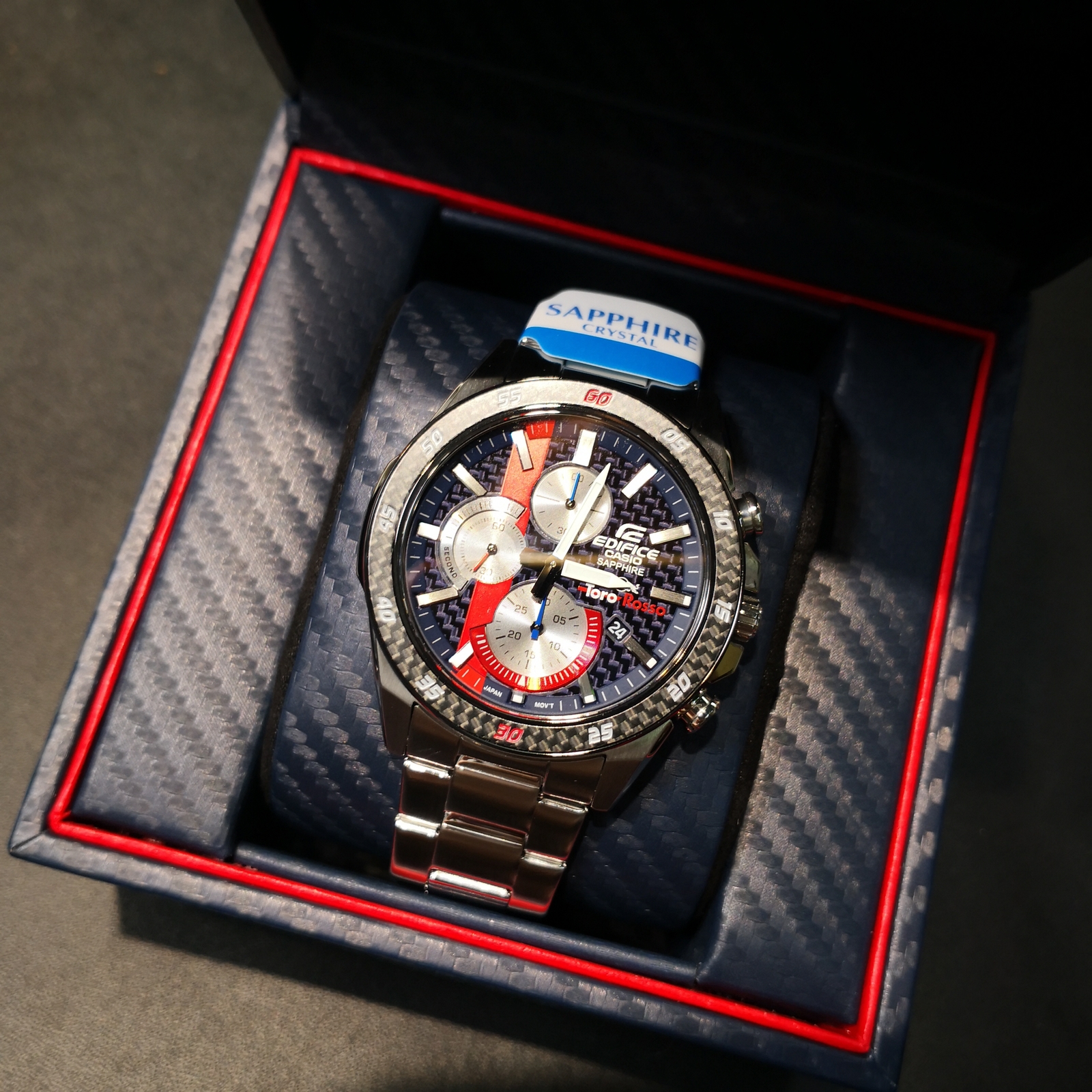 Casio Edifice EFR-S567TR-2A Scuderia Toro Rosso Edition Limited and Sapphire