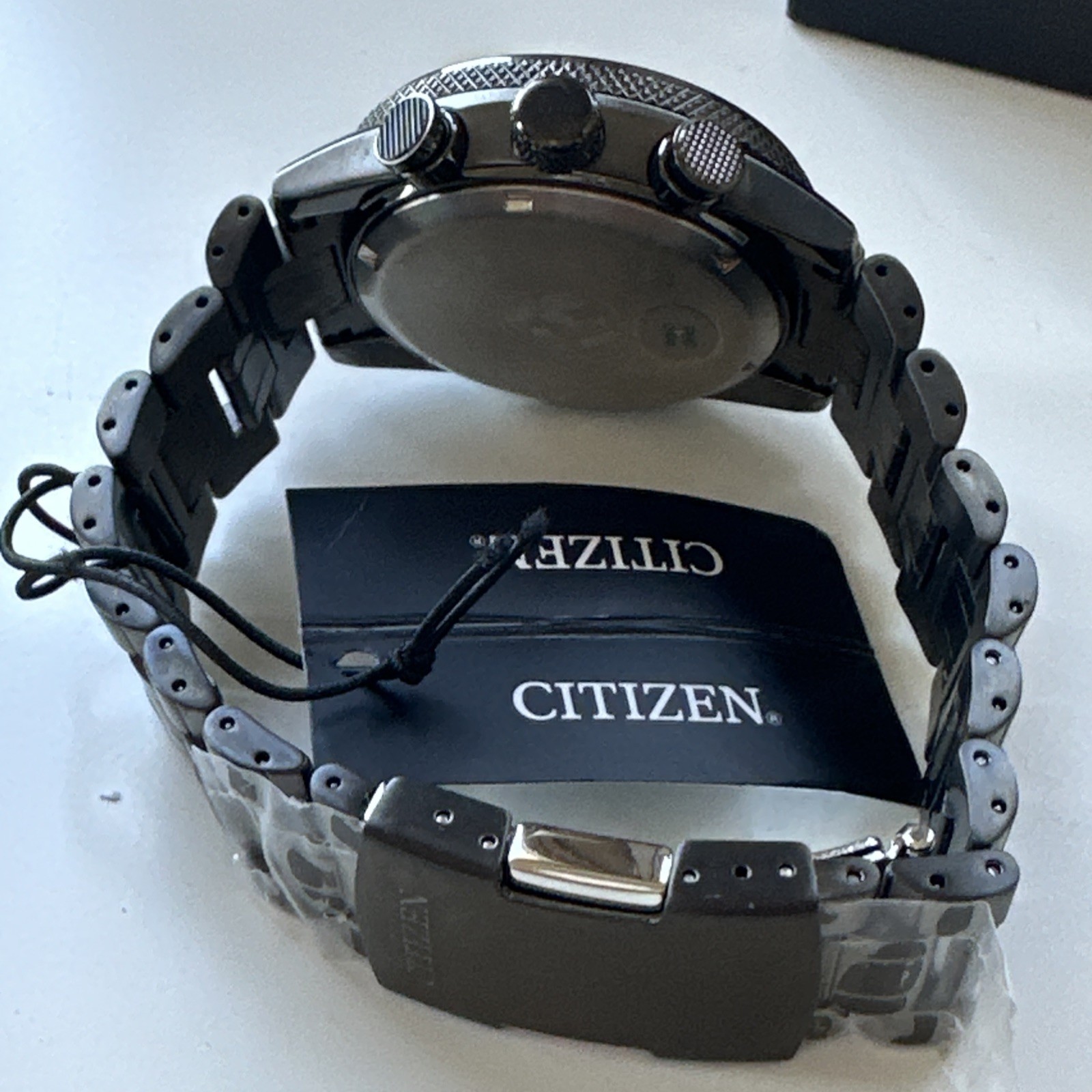 Citizen Eco-Drive Men’s Chronograph Date Indicator 43mm Watch CA4377-53H