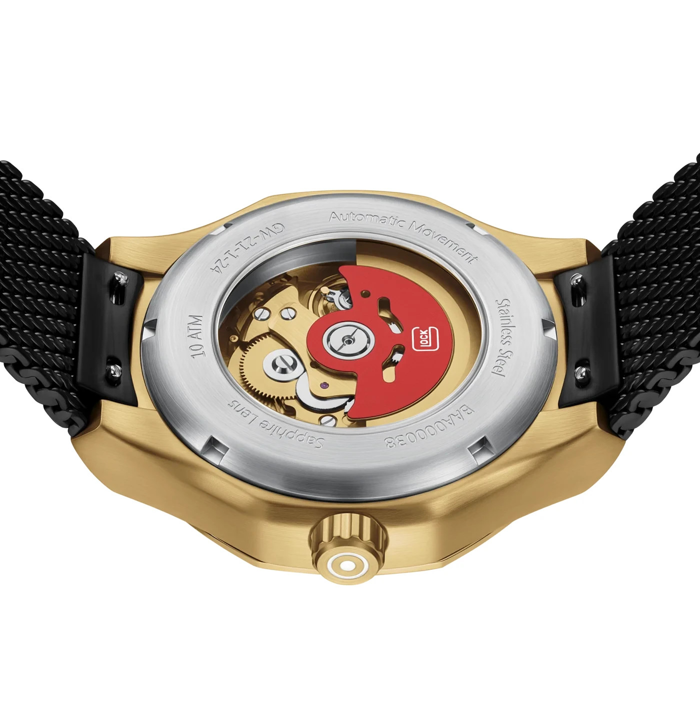 Glock Watch GW-21-1-24 10 ATM WATER RESISTANCE, AUTOMATIC, SUPER-LUMINOVA®