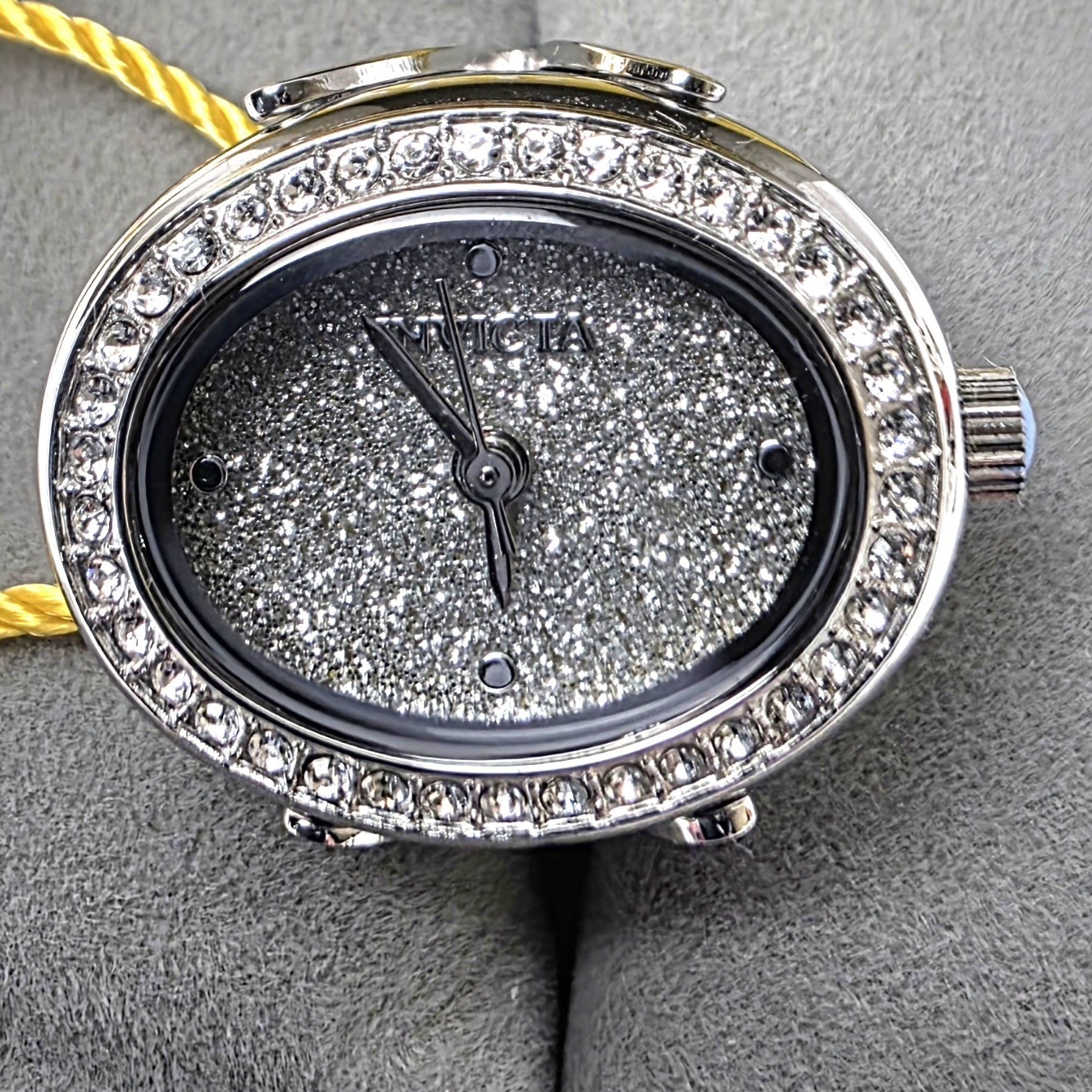 NEW Invicta Mini Women’s Ring Watch – 24mm, Silver (49594) #0683