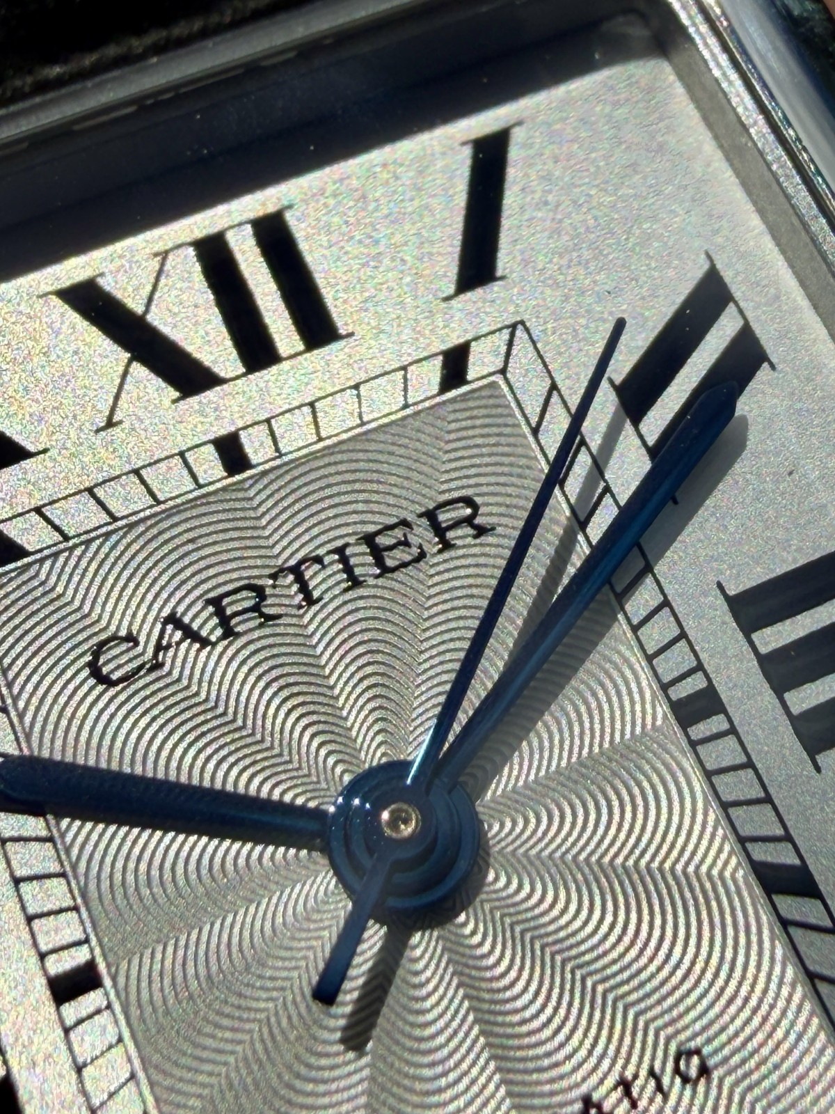 Cartier Tank XL WSTA0040 – 31mm Automatic, Guilloche Dial, Warranty to 2029