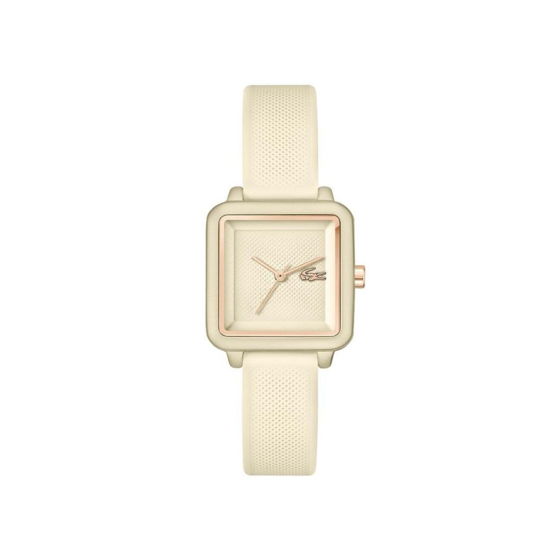 Lacoste 12.12 Women’s Flow Beige Silicone Strap Quartz Watch 2001385