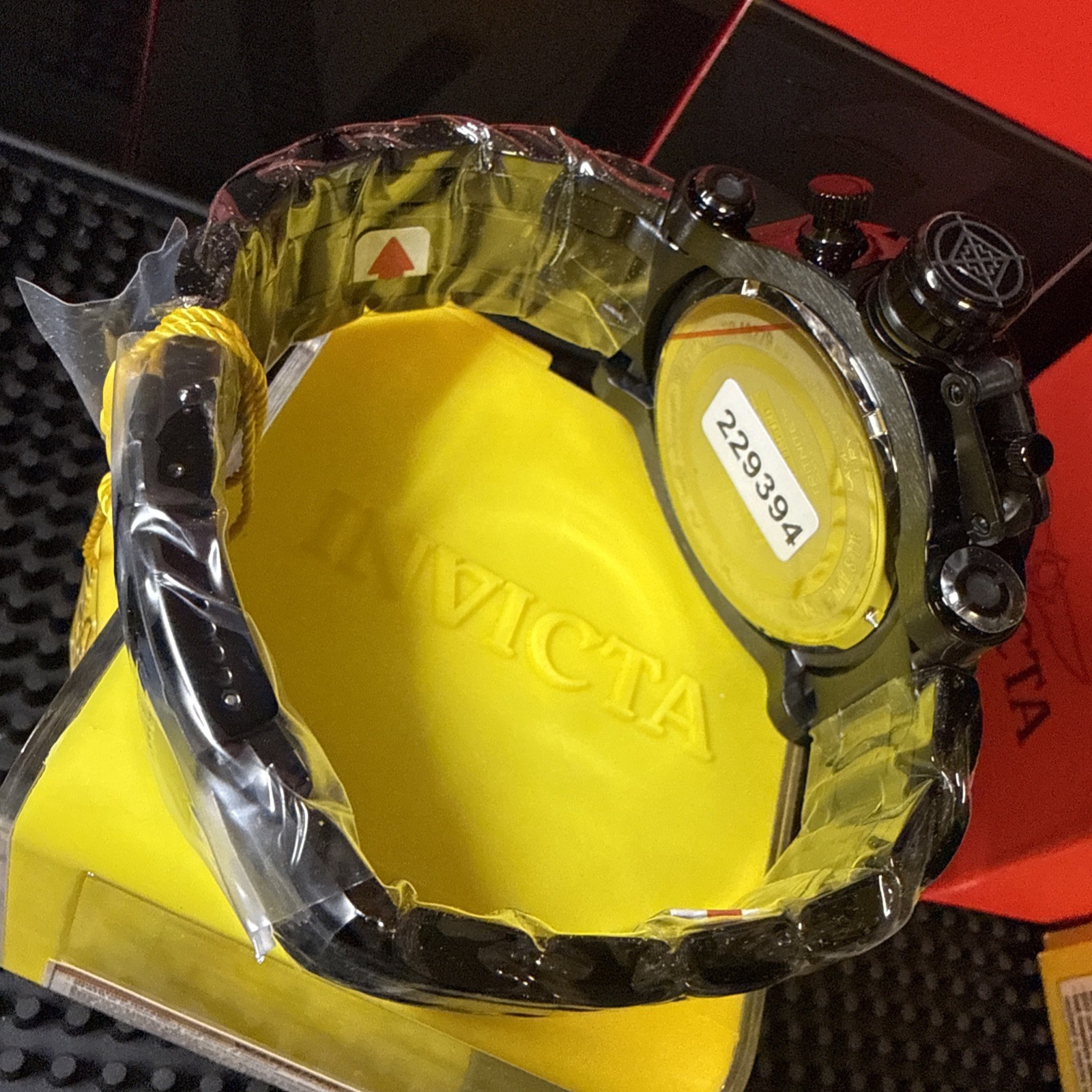 Invicta Coalition Forces Black NightHawk Yellow dial 52mm Chrono Black 49229
