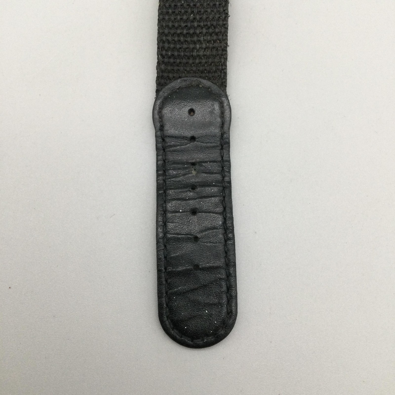 Wenger Swiss Military Field Mens Watch 38mm Black Dial Nylon Leather New Battery