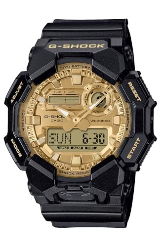 [Casio] G-Shock Watch Long-Life Battery GA-010GGB-1A9JF Men Black Gold