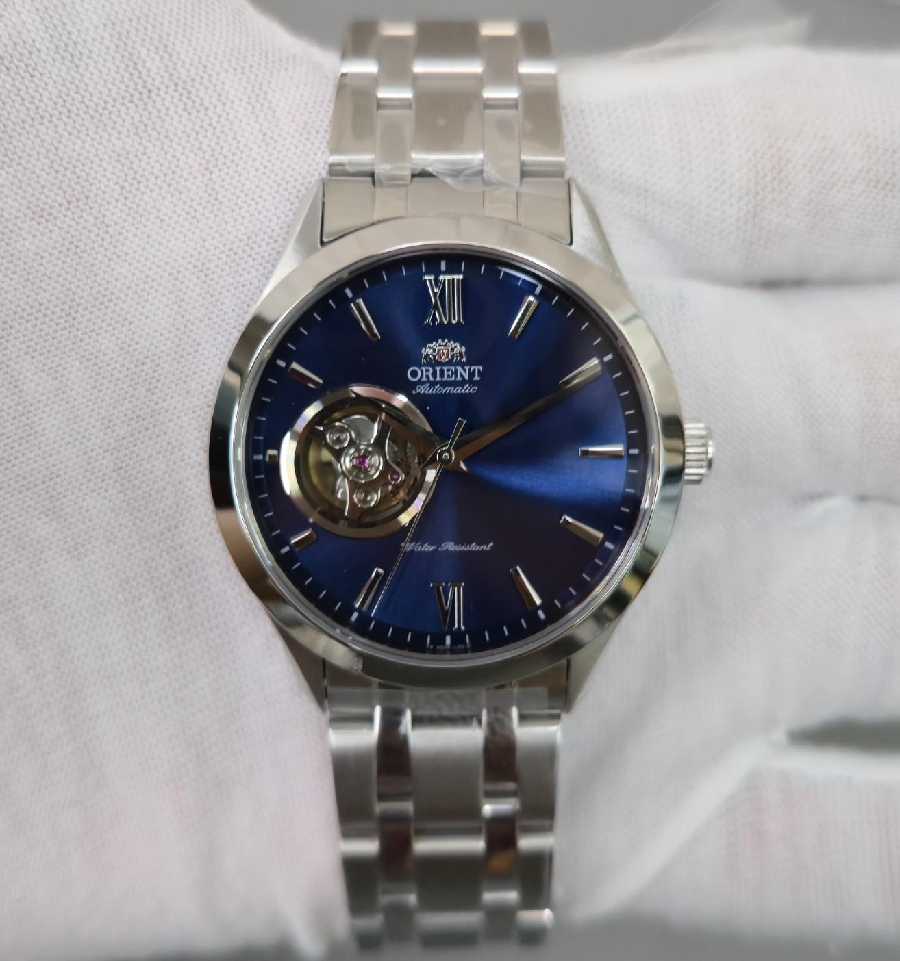 Orient Contemporary Automatic TAG03001D Blue Dial 38.5mm New Full Set Mens Watch