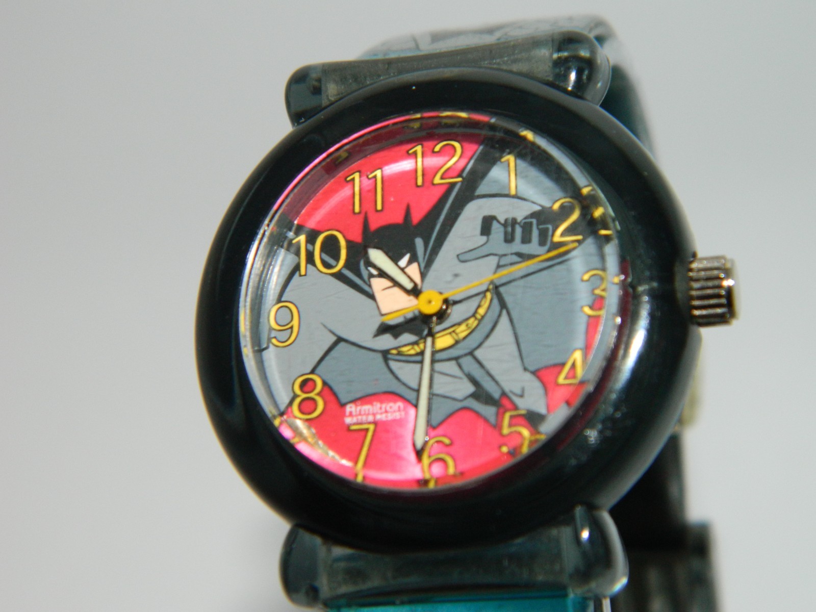 SUPERMAN KIDS WATCH ALL WEATHER BAND/NEW BATTERY B152
