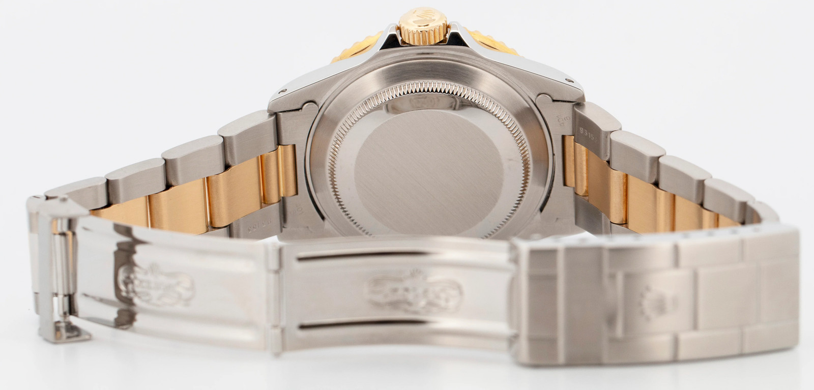 Rolex Submariner BLUE Two-Tone 18K Yellow Gold Steel 40mm 16613 LB Watch
