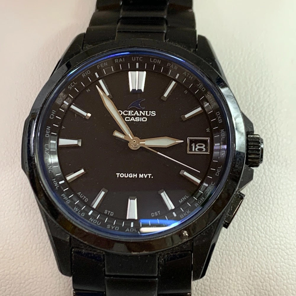 Casio Oceanus OCW-S100B-1AJF Solar Radio Watch Men’s From Japan