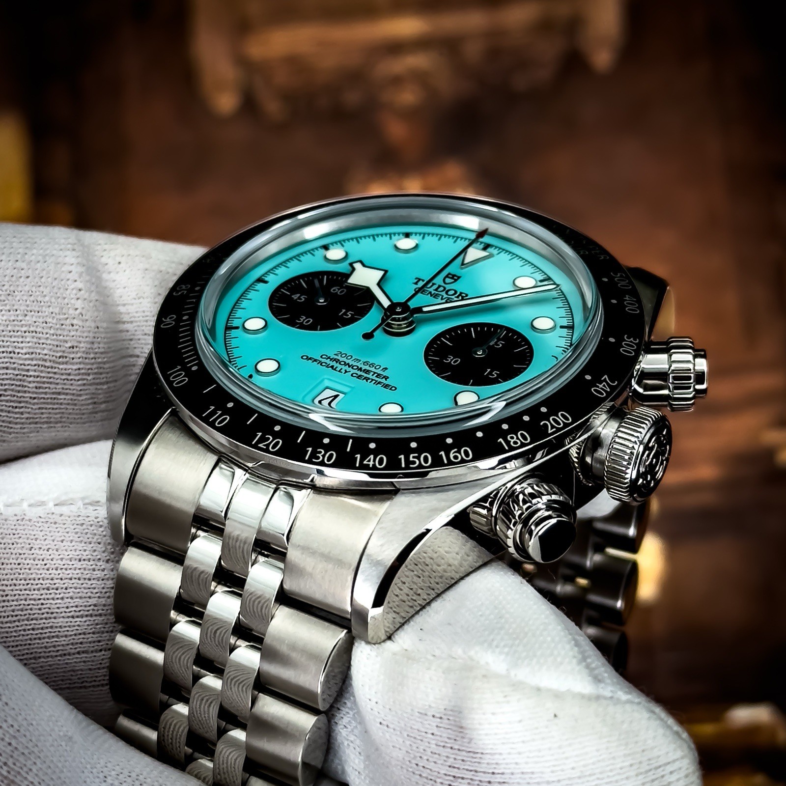 2025 Tudor Black Bay Chrono Flamingo Blue – Turquoise Dial 41mm 79360N-0024