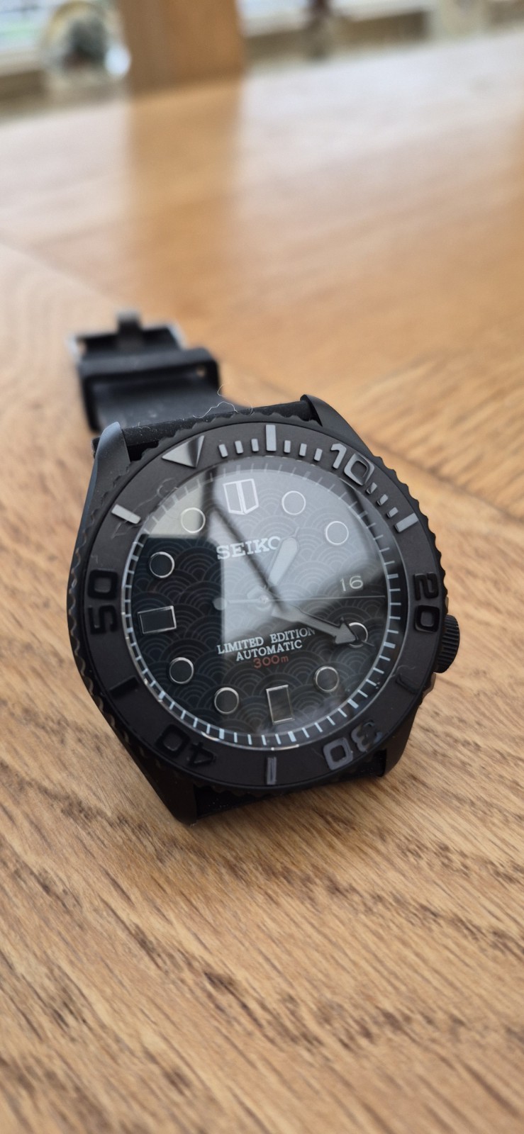Seiko 7s26 Stealth Divers Watch Automatic Black SKX007