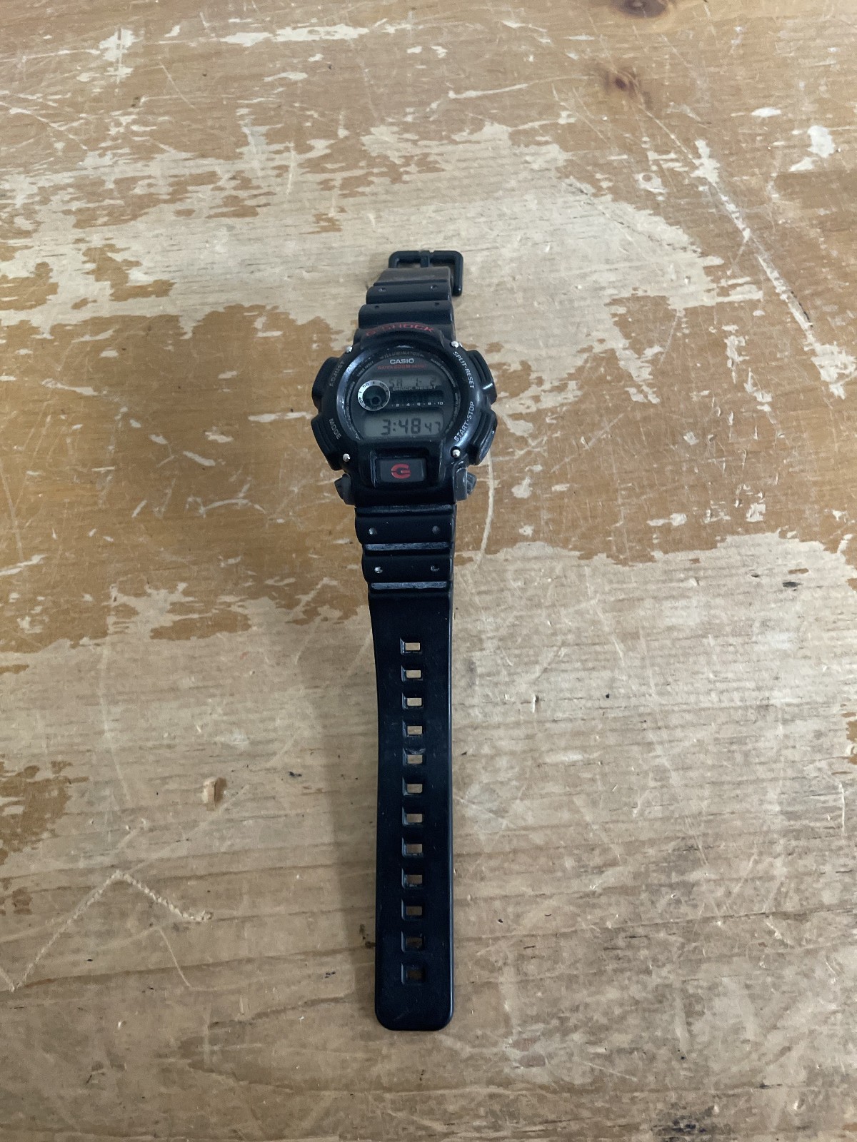 Casio DW9052 G-Shock Chronograph Watch, Resin Band, Alarm, 200 Meter WR