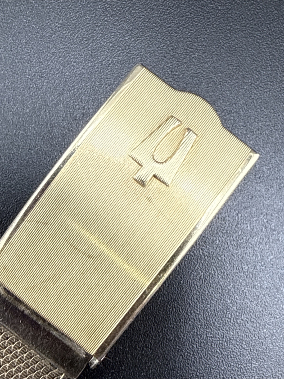 1970s Vintage Bulova Accutron Wood Grain Dial 10k Filled Case Just Serviced