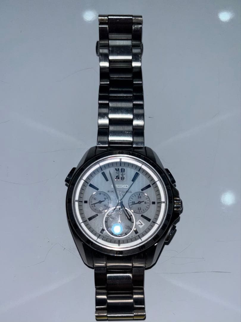 SEIKO SAGA065 Solar Radio Controlled Chronograph Watch