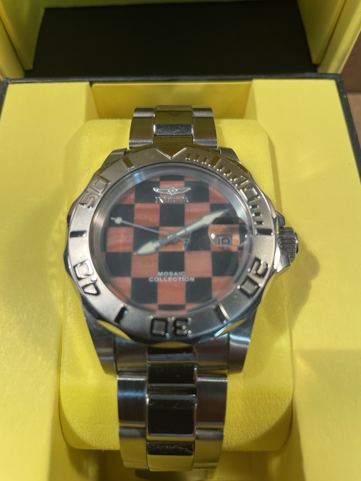 Invicta Mosaic Collection Checker Dial Automatic Watch