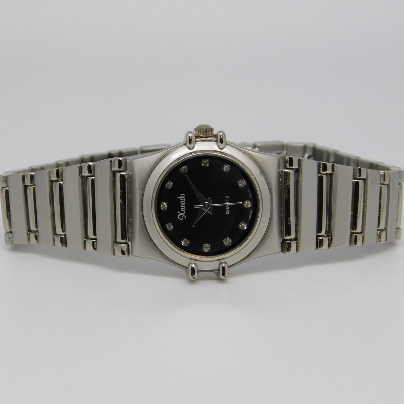Xanadu Silver Tone Quartz Analog Women’s Watch Sz. 7″ New Battery
