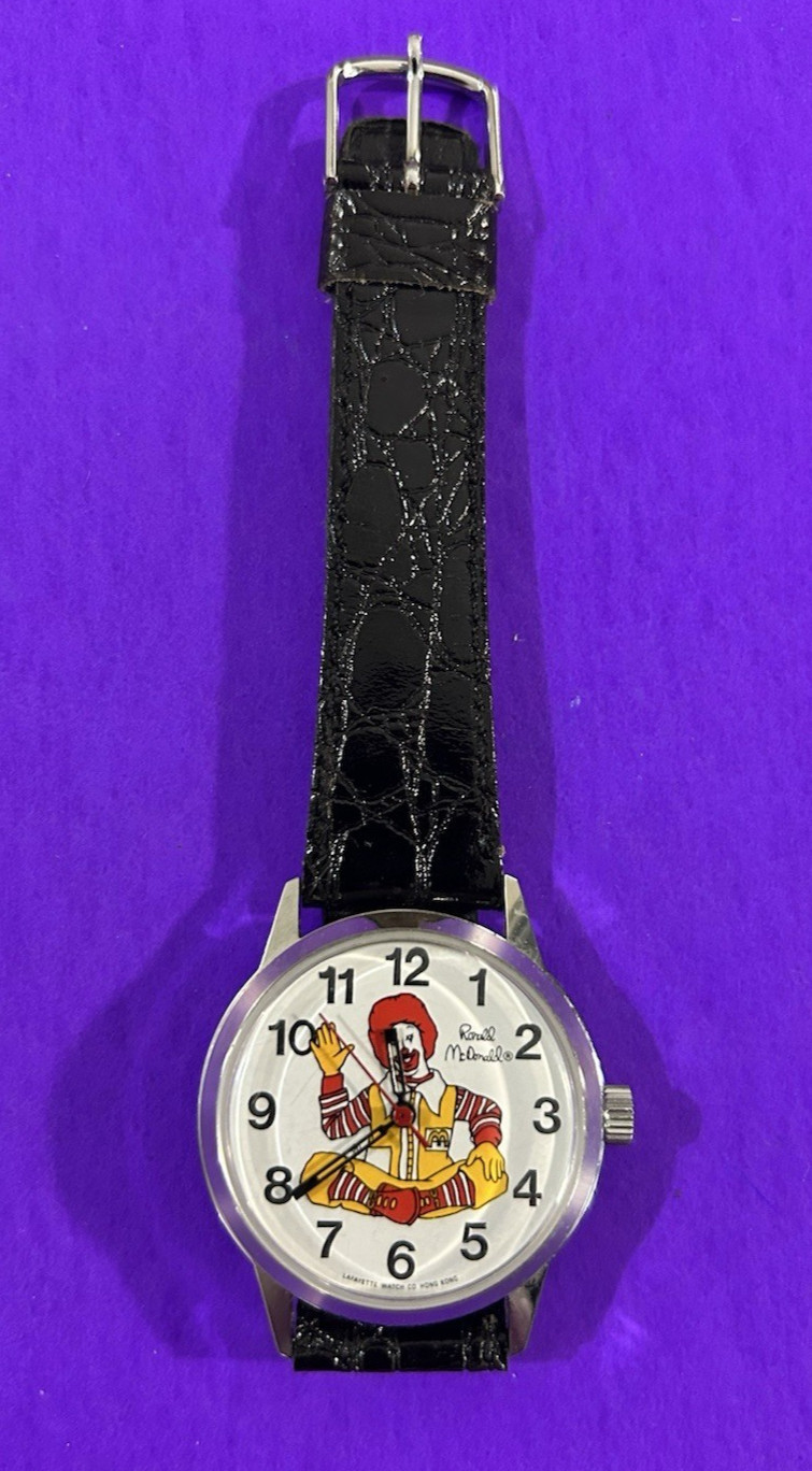 Vintage Ronald McDonald Watch: NONE Like THIS on eBay !! Barely Worn: LOOK !!