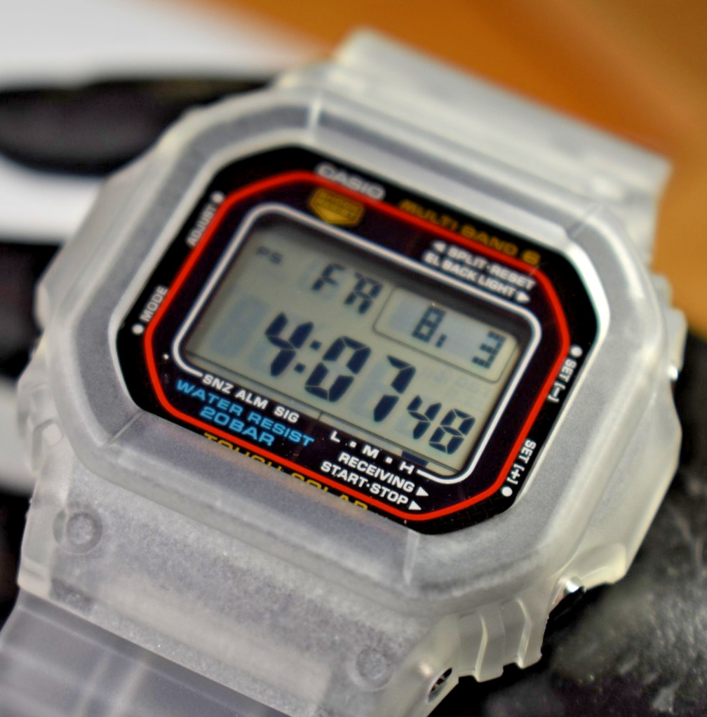 MODIFIED Casio GWM5610U-1 (3495) Translucent Men’s Digital Tough Solar Watch